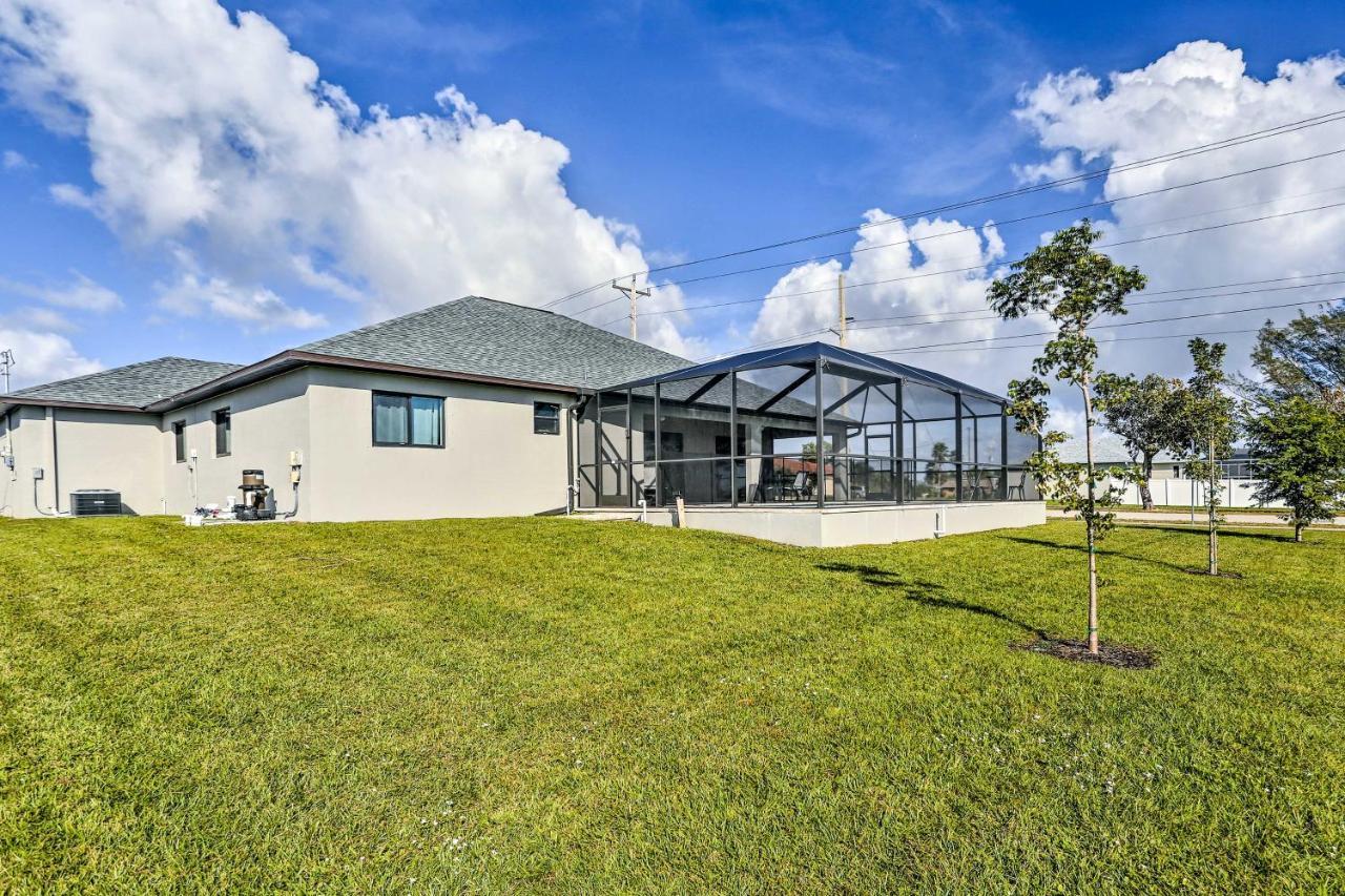 Central Cape Coral House With Private Screened Pool! Exterior foto